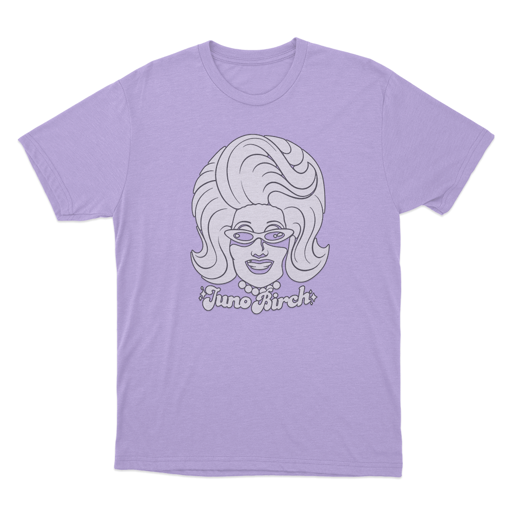 Juno Birch Head T Shirt Purple Juno Birch Head T Shirt Purple