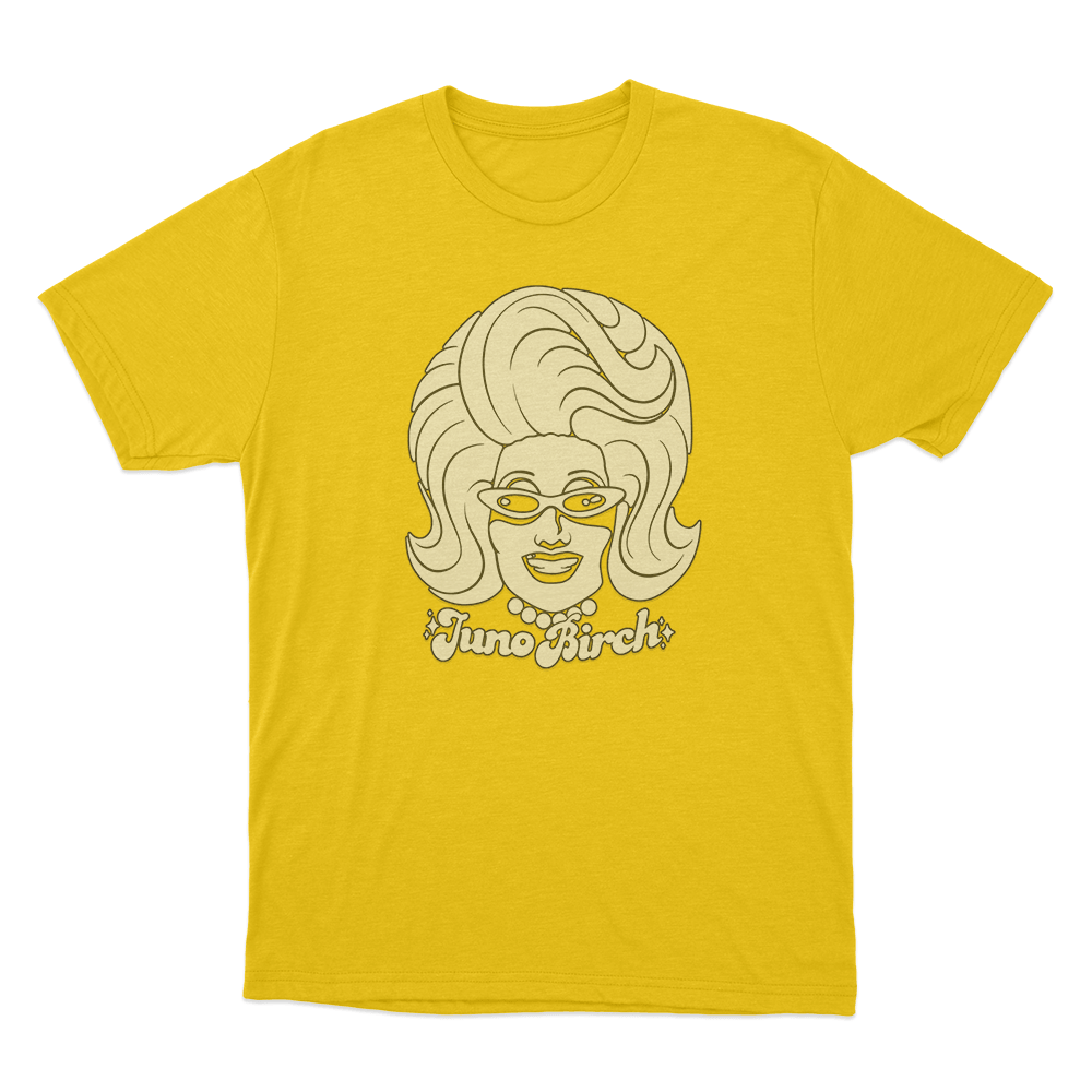 Juno Birch Head T Shirt Yellow Juno Birch Head T Shirt Yellow