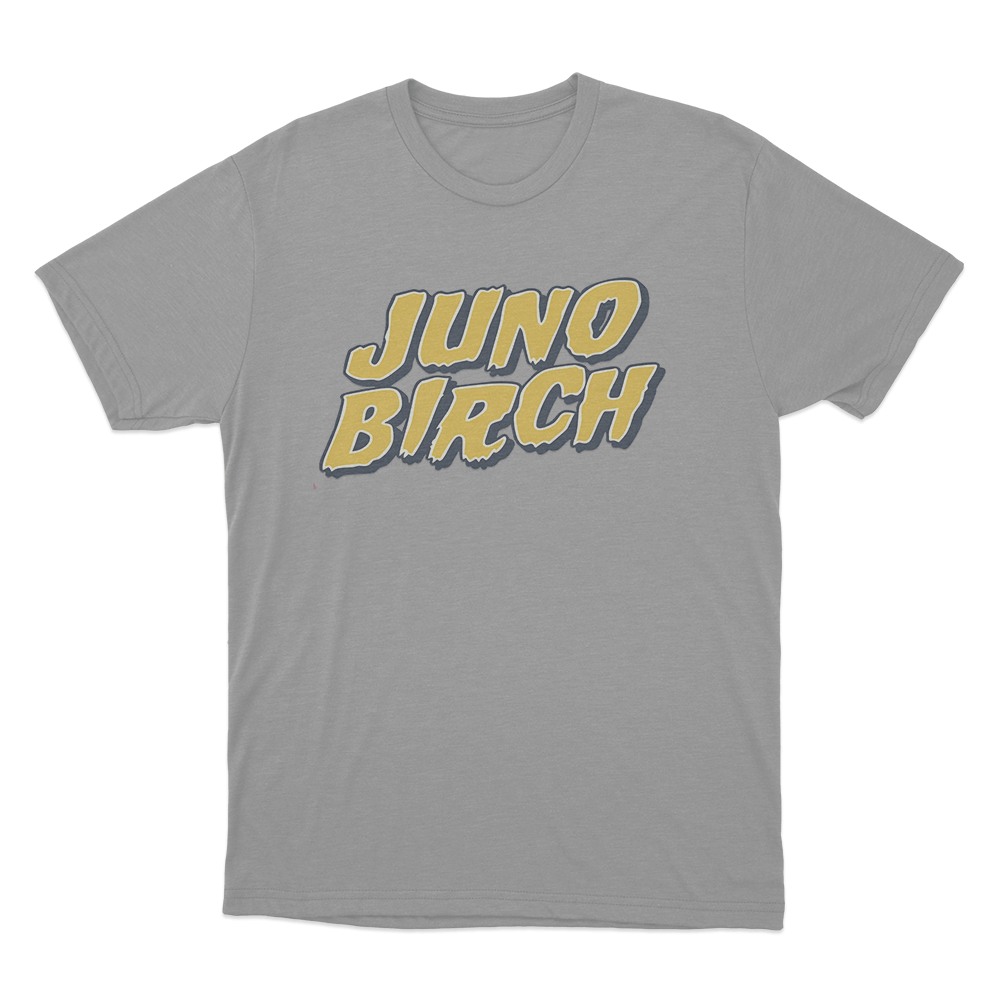 Juno Birch Logo T Shirt Grey Juno Birch Logo T Shirt Grey