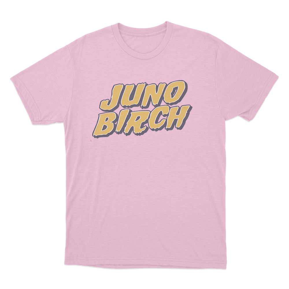 Juno Birch Logo T Shirt Pink Juno Birch Logo T Shirt Pink