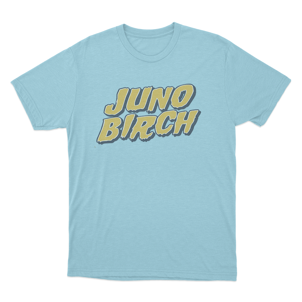 Juno Birch Logo T Shirt Sky Blue Juno Birch Logo T Shirt Sky Blue