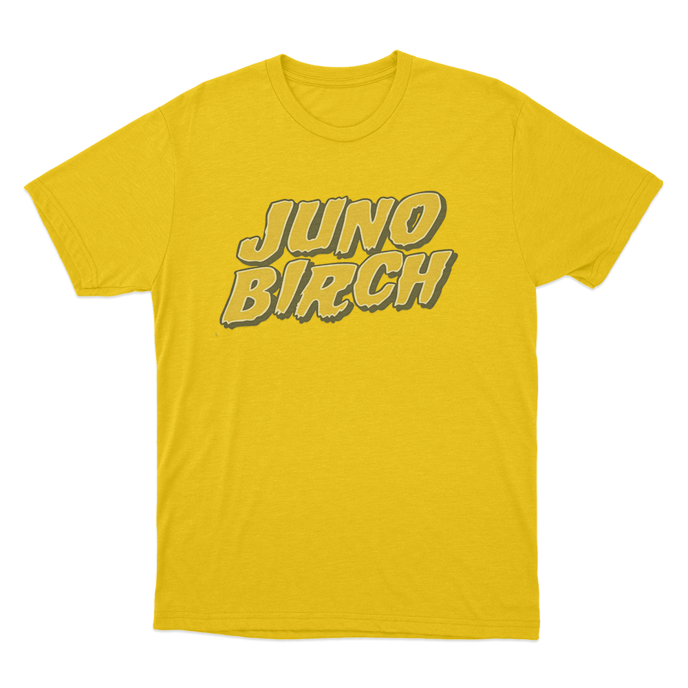 Juno Birch Logo T Shirt Yellow Juno Birch Logo T Shirt Yellow