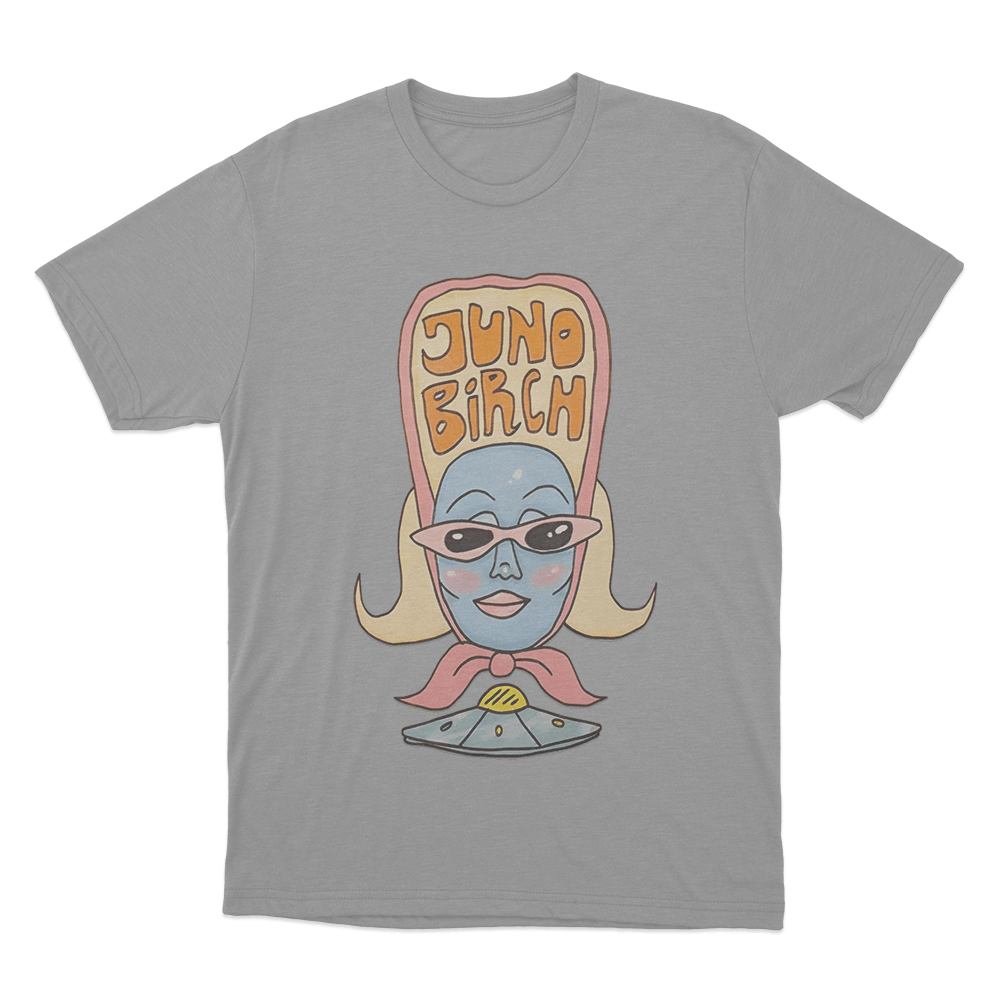 Juno Birch UFO T Shirt Grey Juno Birch UFO T Shirt Grey