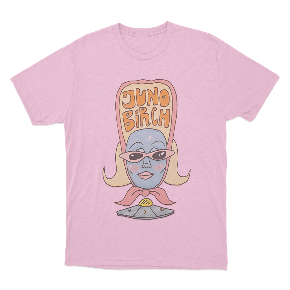 Juno Birch UFO T Shirt Pink Juno Birch UFO T Shirt Pink