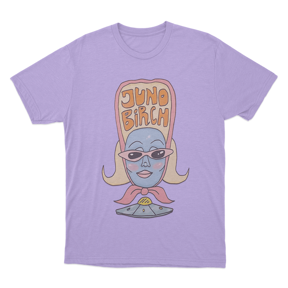 Juno Birch UFO T Shirt Purple Juno Birch UFO T Shirt Purple