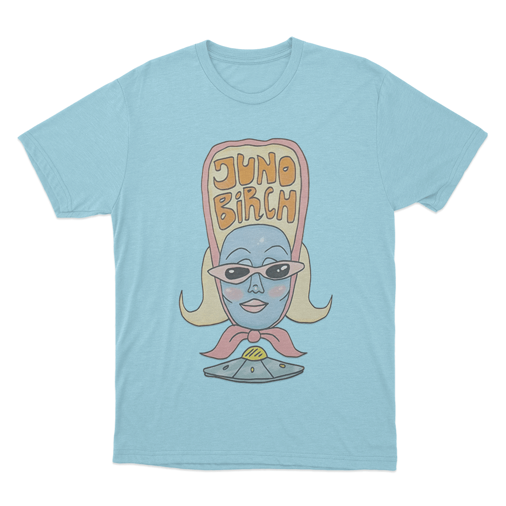 Juno Birch UFO T Shirt Sky Blue Juno Birch UFO T Shirt Sky Blue