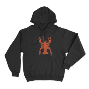 Lobster Birch Unisex Hoodie Black
