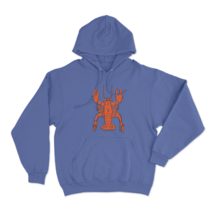 Lobster Birch Unisex Hoodie Blue