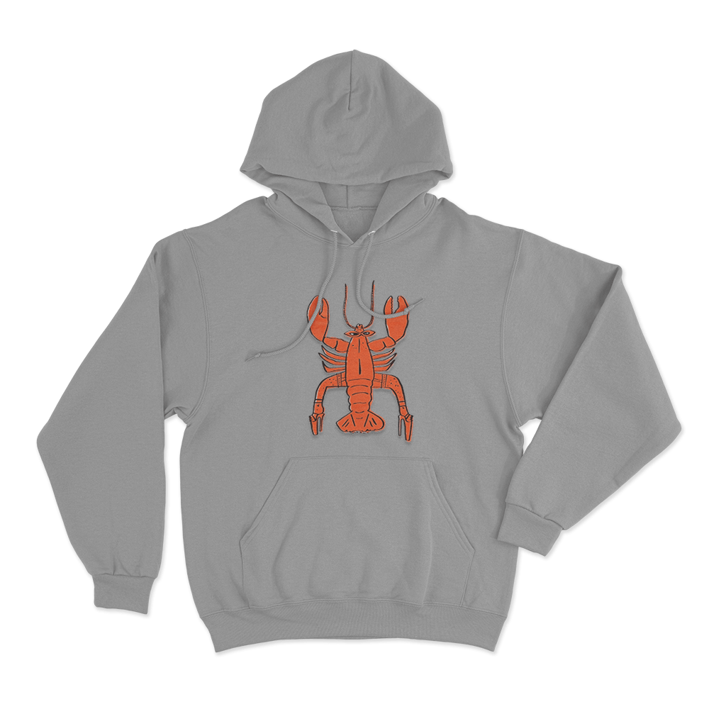 Lobster Birch Unisex Hoodie Grey Lobster Birch Unisex Hoodie Grey