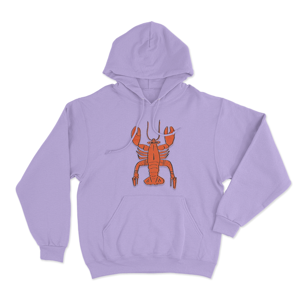 Lobster Birch Unisex Hoodie Purple Lobster Birch Unisex Hoodie Purple