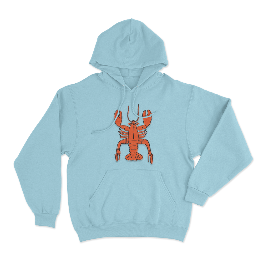 Lobster Birch Unisex Hoodie Sky Blue Lobster Birch Unisex Hoodie Sky Blue