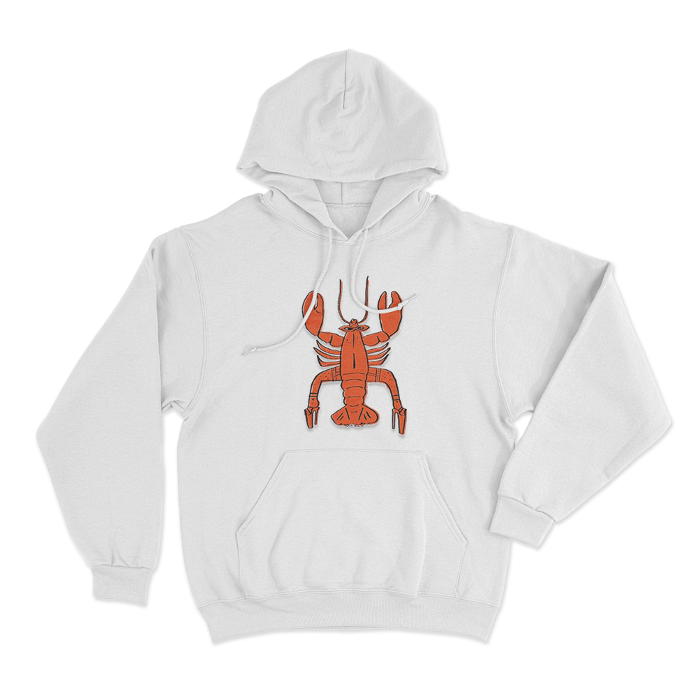 Lobster Birch Unisex Hoodie White Lobster Birch Unisex Hoodie White