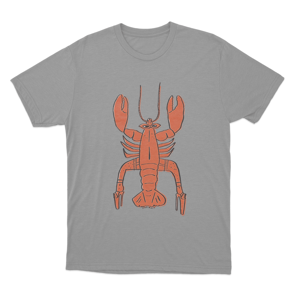 Lobster Birch Unisex T Shirt Grey Lobster Birch Unisex T Shirt Grey 1