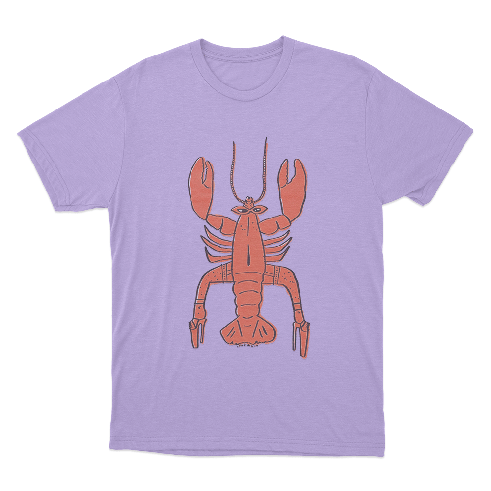 Lobster Birch Unisex T Shirt Purple Lobster Birch Unisex T Shirt Purple 1