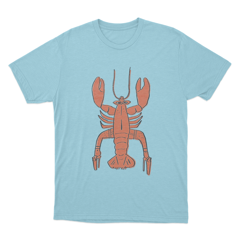 Lobster Birch Unisex T Shirt Sky Blue Lobster Birch Unisex T Shirt Sky Blue 1